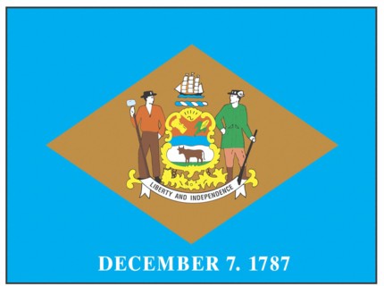Drapeau de l'Etat du Delaware