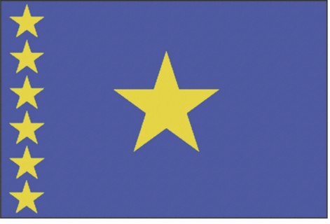 Drapeau de la République démocratique du Congo
(anciennement le Zaïre)