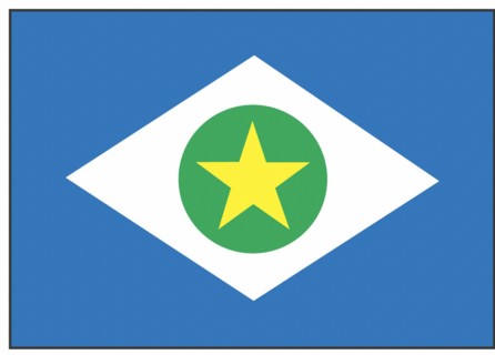 Drapeau de l'Etat de Mato Grosso