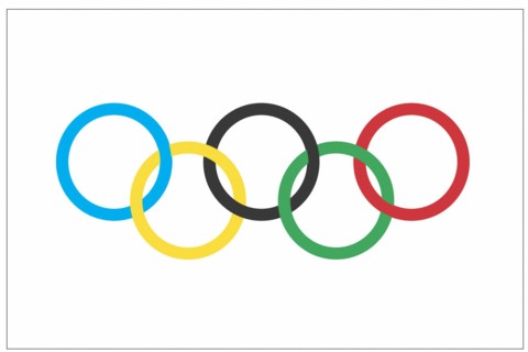 Drapeau des Jeux Olympiques