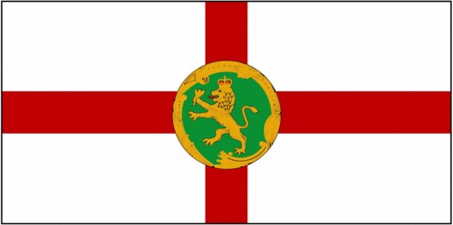 Flag of the island of Alderney