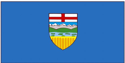 Flag of the Alberta province