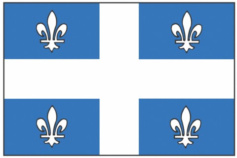 Flag of the province of Quebec