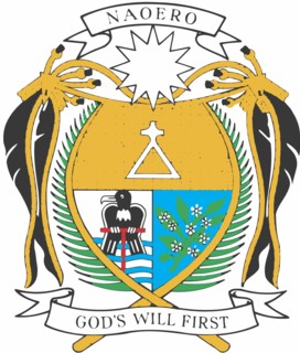 Armoiries de la république de Nauru