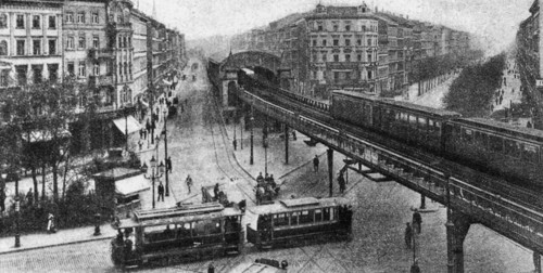 Berlin, public transportation at Kottbusser Tor