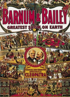Affiche du cirque Barnum & Bailey, aux USA (1912)