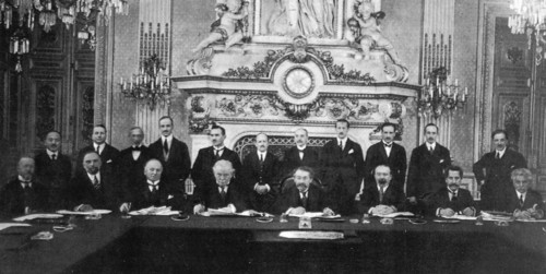 Conference about the reparation of war damages caused by Germany