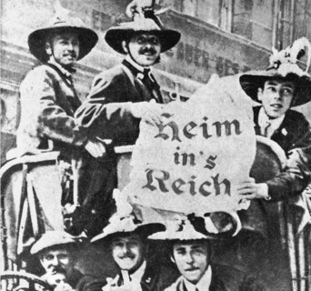 Austrian population in favor of the annexation into the German Reich
