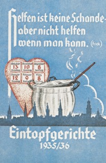 German poster encouraging to solidarity