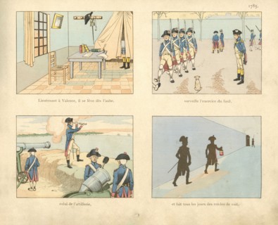 A book for children: daily tasks of second lieutenant Napoleon Bonaparte in Valence