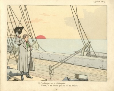 Livre pour enfant : Napoléon en route pour Sainte-Hélène