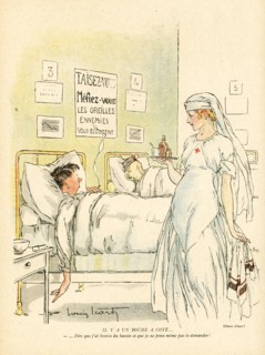 Drawing on published in La Baïonnette in 1916
