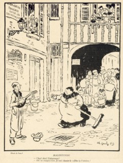Drawing on published in La Baïonnette in 1916