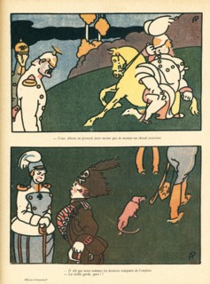 Dessin humoristique paru dans La Baïonnette n°29 du 20 janvier 1916
