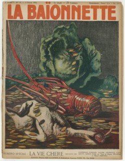 Drawing on published in La Baïonnette in 1916