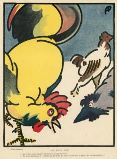 Dessin humoristique paru dans La Baïonnette n°31 du 3 février 1916