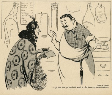 Dessin humoristique paru dans La Baïonnette n°31 du 3 février 1916