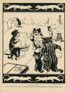 Dessin humoristique paru dans La Baïonnette n°31 du 3 février 1916