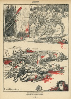 Drawing on published in La Baïonnette in 1916
