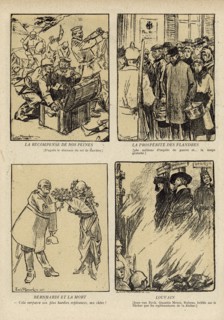 Drawing on published in La Baïonnette in 1916