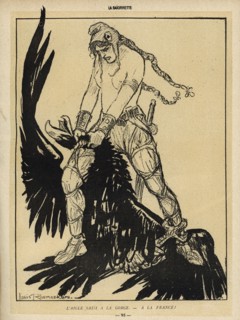 Drawing on published in La Baïonnette in 1916