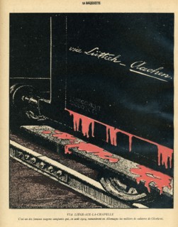 Drawing on published in La Baïonnette in 1916