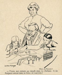 Drawing on published in La Baïonnette in 1916