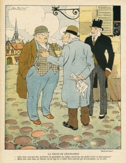 Drawing on published in La Baïonnette in 1916