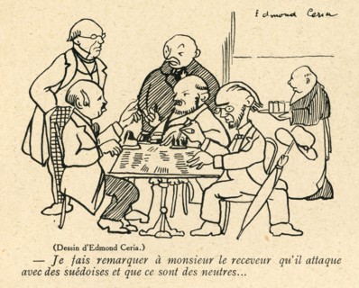 Drawing on published in La Baïonnette in 1916