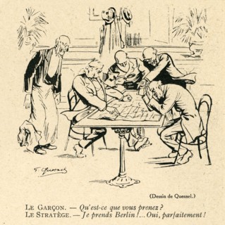 Drawing on published in La Baïonnette in 1916