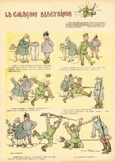 Dessin humoristique paru dans La Baïonnette n°35 du 2 mars 1916