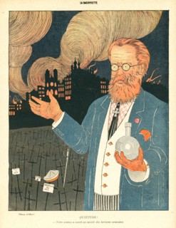 Dessin humoristique paru dans La Baïonnette n°35 du 2 mars 1916