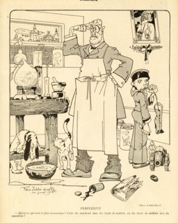 Dessin humoristique paru dans La Baïonnette n°35 du 2 mars 1916