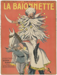 Drawing on published in La Baïonnette in 1916