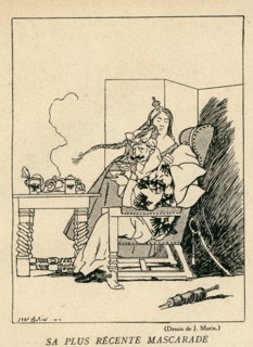 Drawing on published in La Baïonnette in 1916