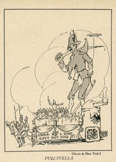 Drawing on published in La Baïonnette in 1916