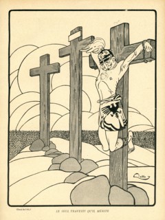 Drawing on published in La Baïonnette in 1916