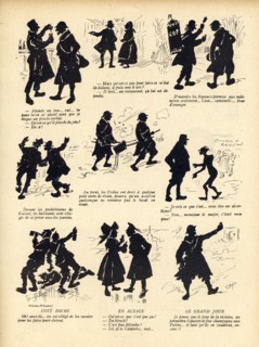 Dessin humoristique paru dans La Baïonnette n°37 du 16 mars 1916