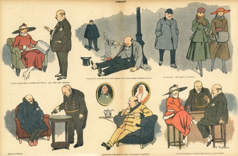 Drawing on published in La Baïonnette in 1916