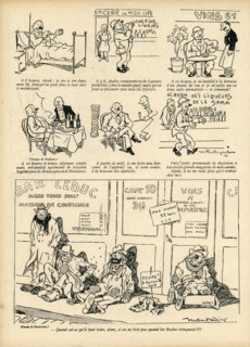 Drawing on published in La Baïonnette in 1916