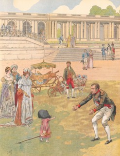 Napoléon Ier et son fils Napoléon II, 1812
