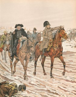 Napoleon I and Abbé Henriot, 1814