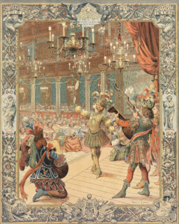 Louis XIV sur la scène du Petit-Bourbon