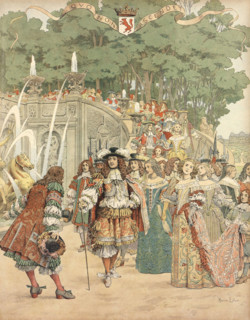 Fête à Vaux-le-Vicomte donnée par Fouquet pour Louis XIV, 1661