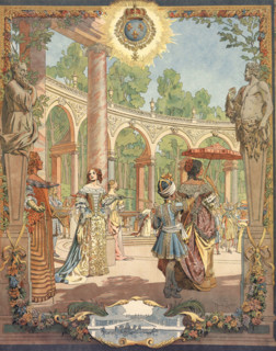 Le bosquet de la Colonnade des jardins de Versailles
