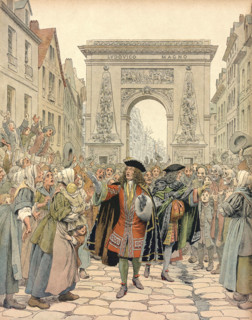Disette à Paris, 1709