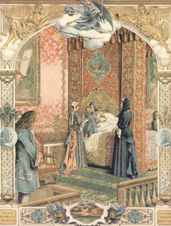 Louis XIV sur son lit de mort