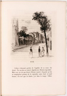 Raffaelli, illustration du livre de Karl-Joris Huysmans "Les soeurs Vatard"