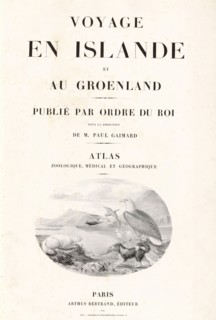"Voyage en Islande et au Groënland", 1835