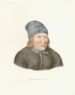 Sick with leprosy, 1835